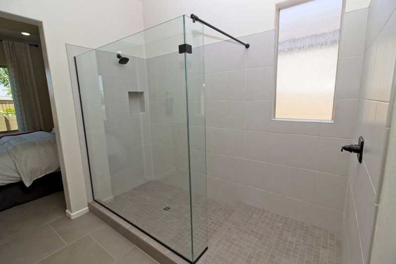 Wide Glass Shower Walls