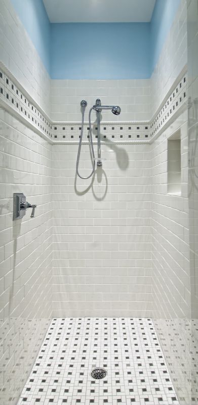 Elegant Shower with Tiles
